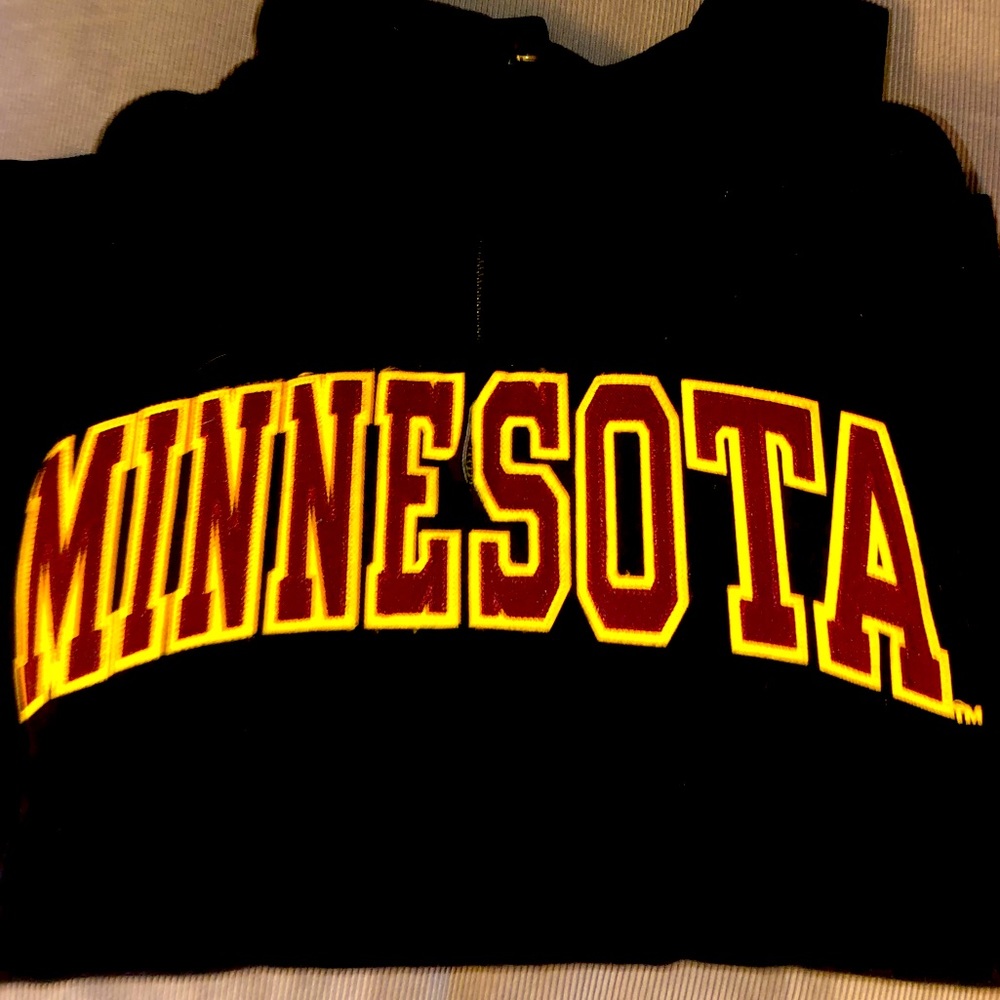 minnesota black quarter zip